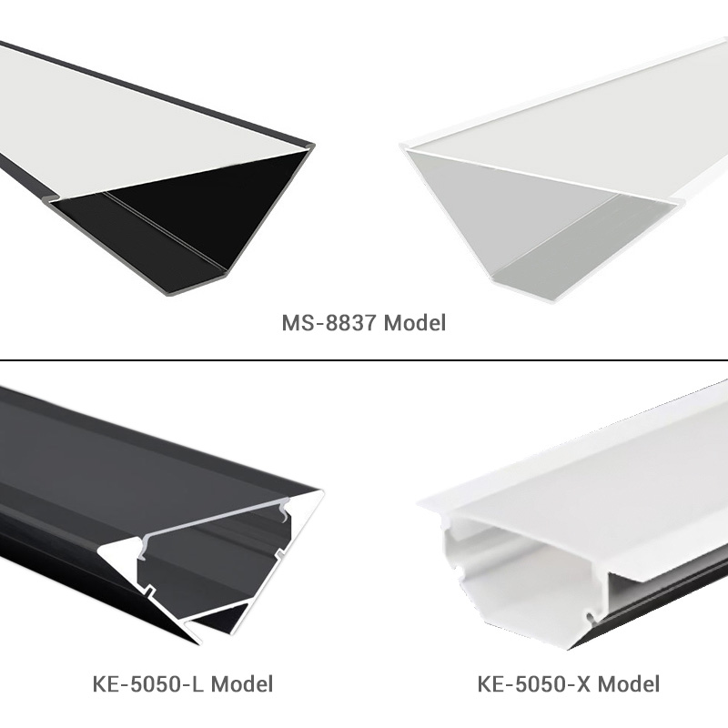 Direct Crown Corner Moulding LED Ceiling Perimeter Lighting Profiles Direct Crown Corner Moulding LED Ceiling Perimeter Lighting Profiles